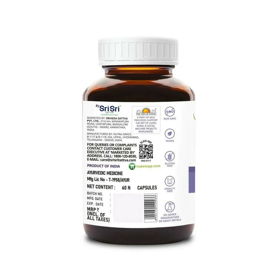 Sri Sri Tattva Supasupp Flaxseed Oil Capsules