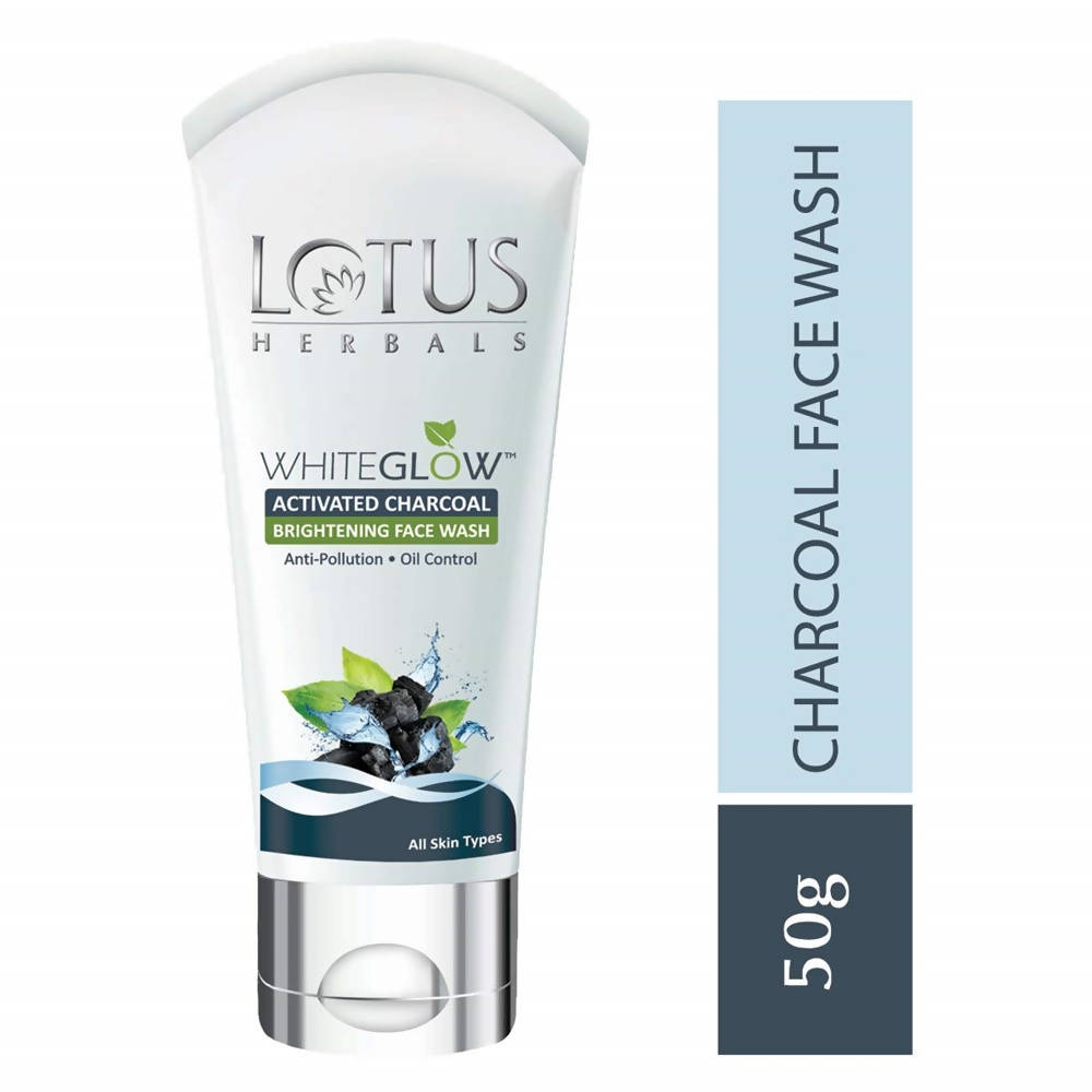 Lotus Herbals WhiteGlow Activated Charcoal Brightening Facewash