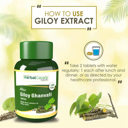 Herbal Canada Giloy Ghanvati Tablets