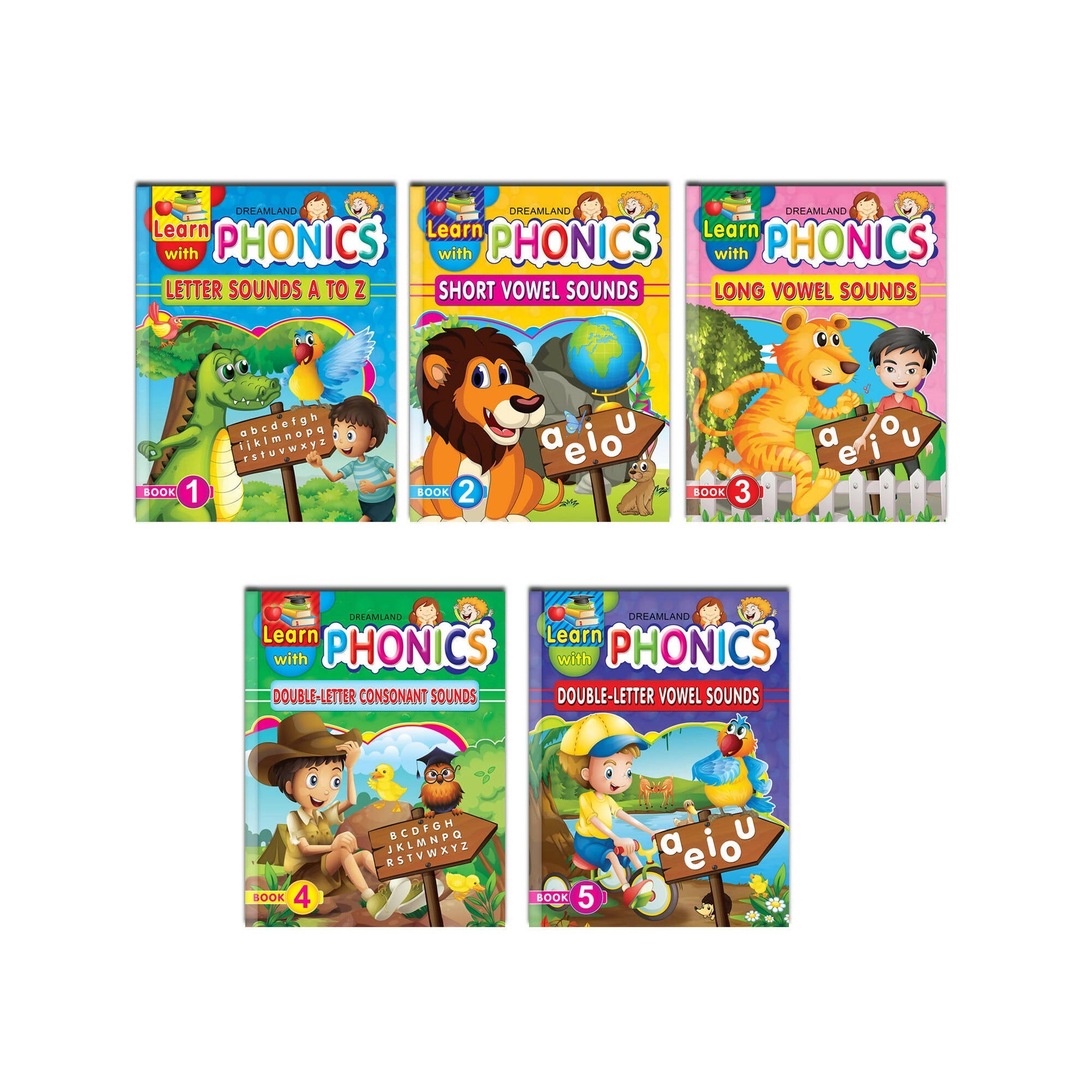 Dreamland Learn With Phonics Book - Pack (5 Titles) -  buy in usa 