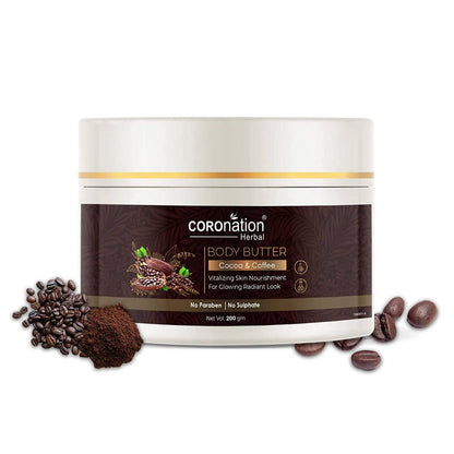 Coronation Herbal Cocoa & Coffee Body Butter - usa canada australia