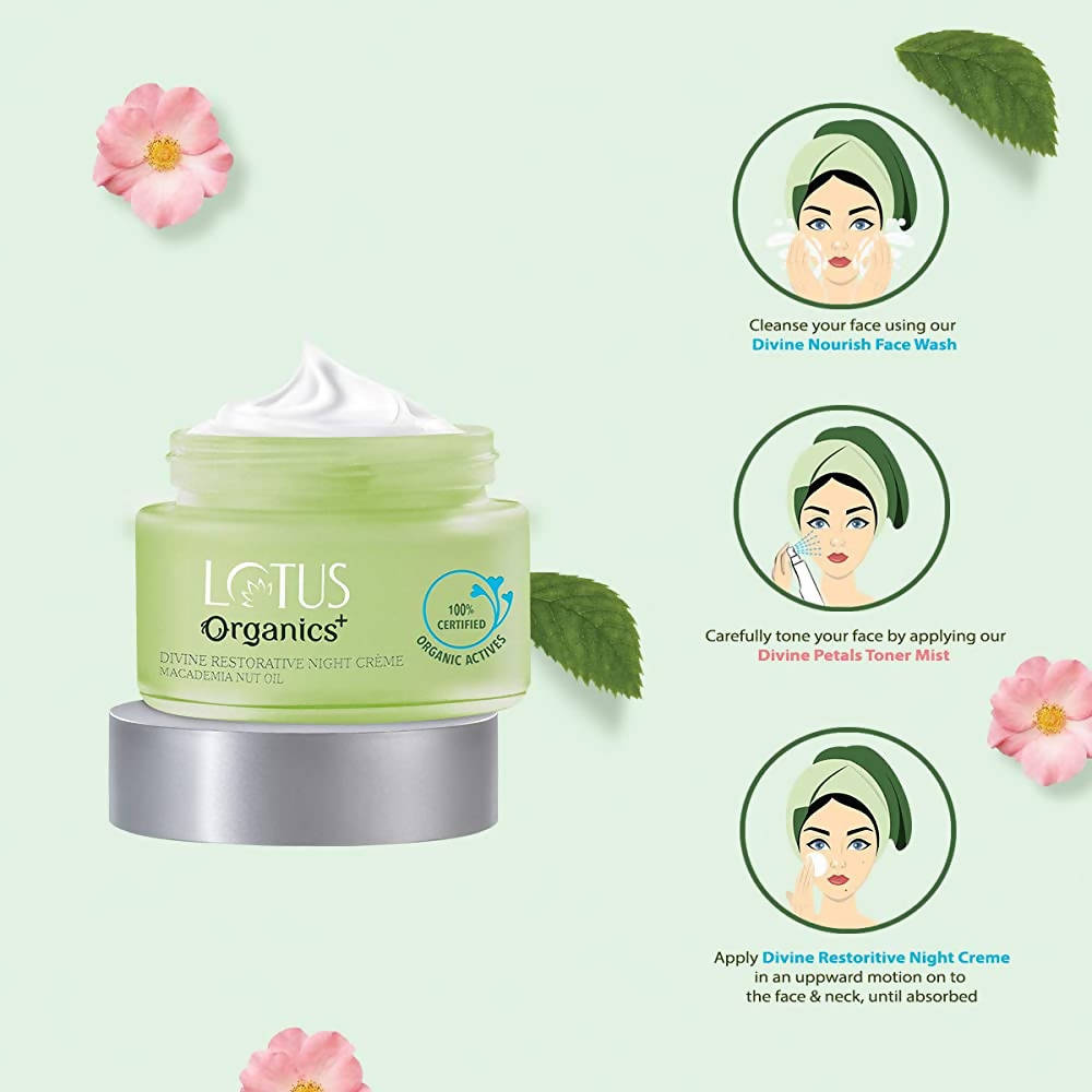 Lotus Organics+ Divine Restorative Night Cream