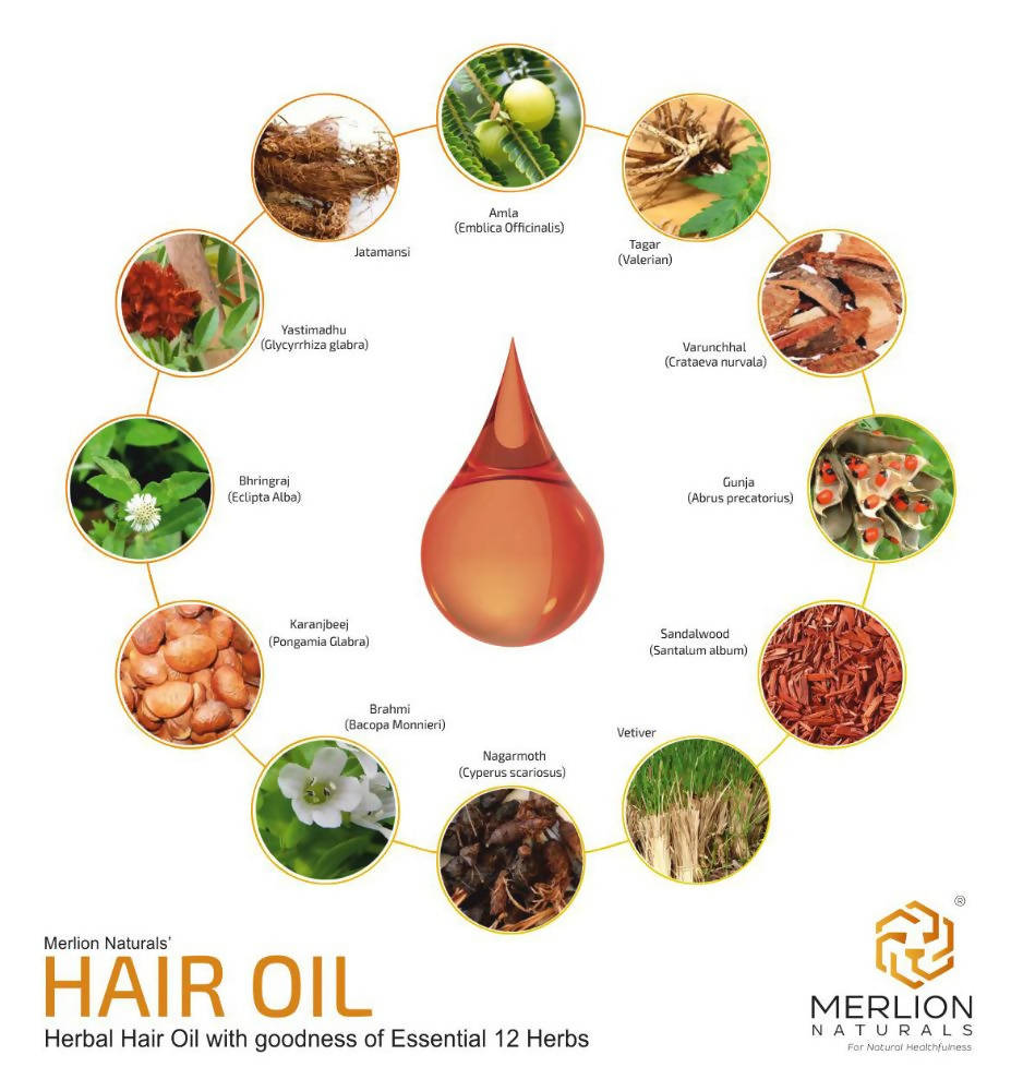 Merlion Naturals Herbal Hair Oil