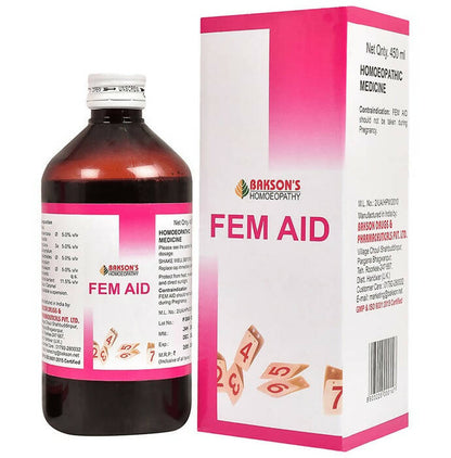 Bakson's Homeopathy Fem Aid Syrup - buy in USA, Australia, Canada