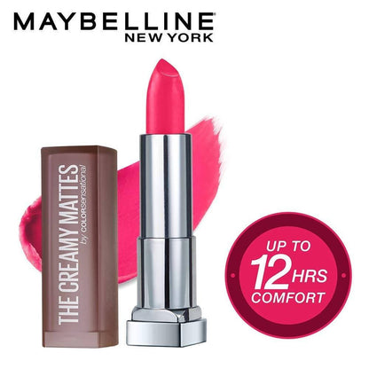 Maybelline New York Color Sensational Creamy Matte Lipstick / 630 Flaming Fuchsia