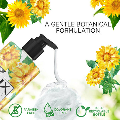 Lux Botanicals Bright Skin Body Wash with Sunflower & Aloe Vera