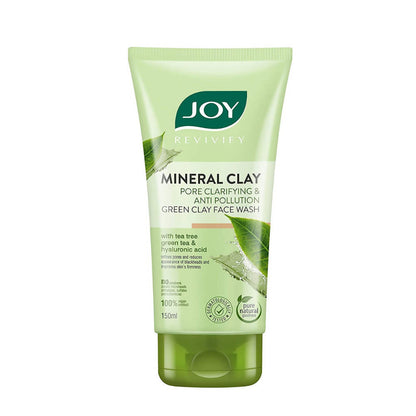 Joy Mineral Clay Pore Clarifying & Anti-Pollution Green Clay Face Wash - BUDNE