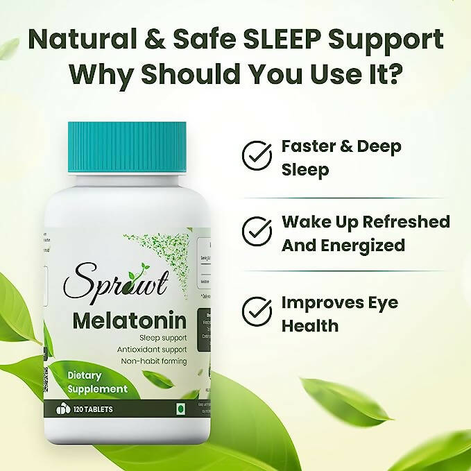 Sprowt Melatonin Tablets