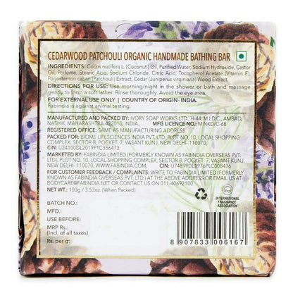 Fabessentials Cedarwood Patchouli Handmade Bathing Bar