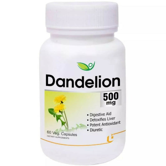 Biotrex Dandelion 500mg Veg Capsules