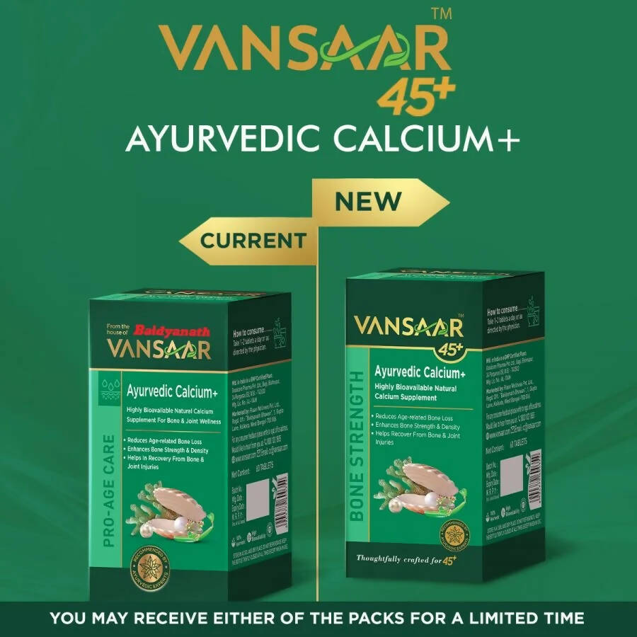 Vansaar 45 + Ayurvedic Calcium+ Tablets
