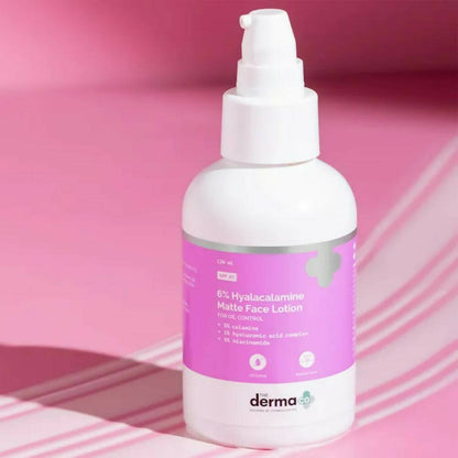 The Derma Co 6% Hyalacalamine Matte Face Lotion