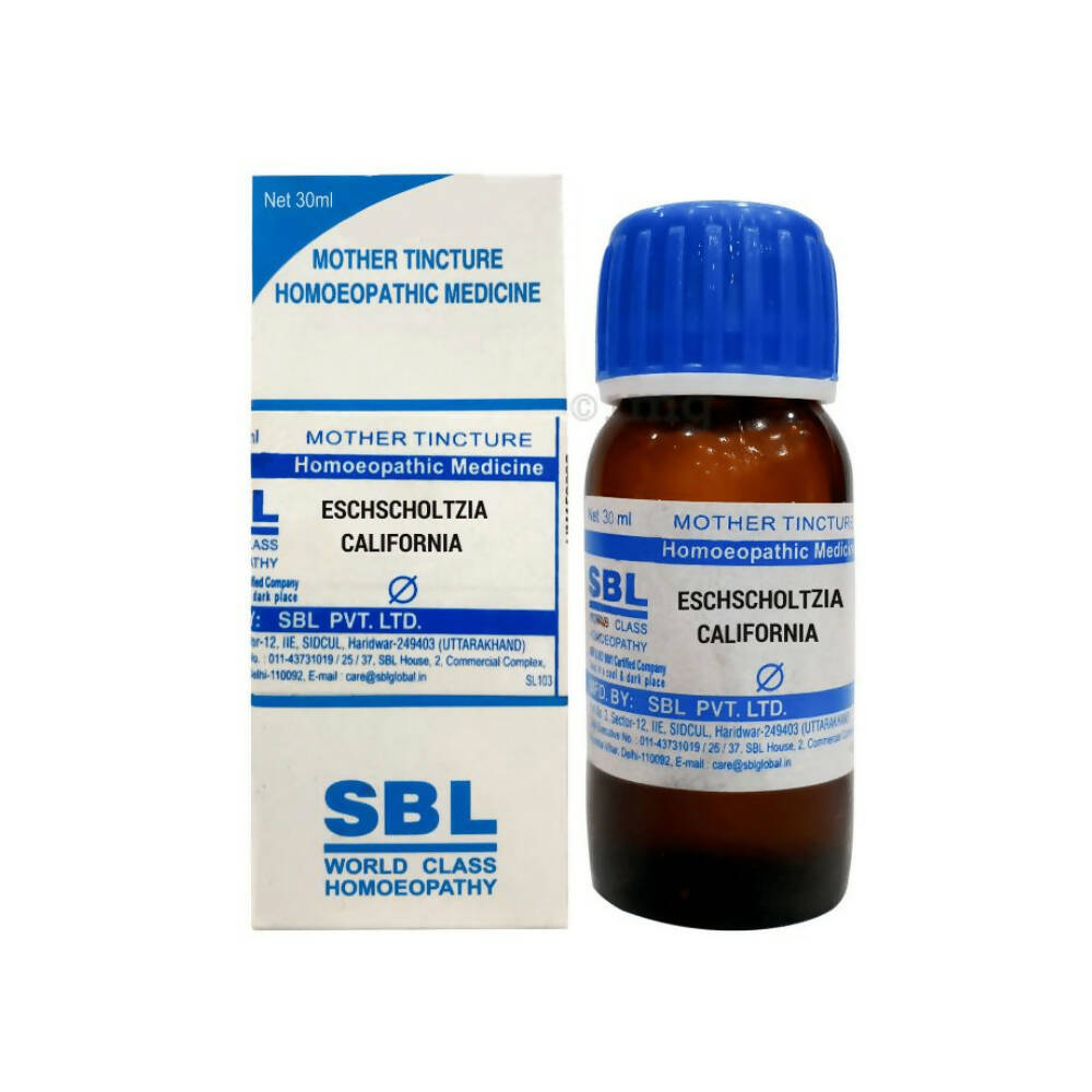 SBL Homeopathy Eschscholtzia Californica Mother Tincture Q - BUDEN