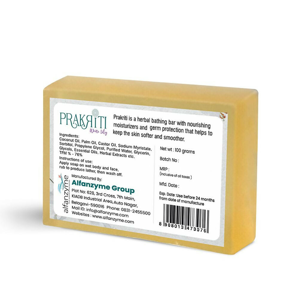 Prakriti Herbal Soap White Lily