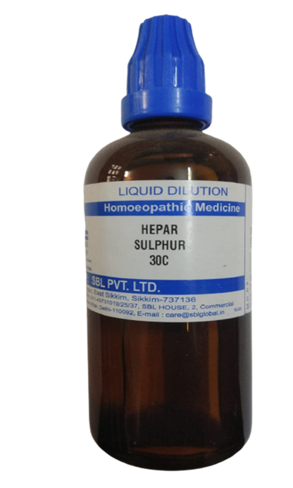 SBL Homeopathy Hepar Sulphur 30C