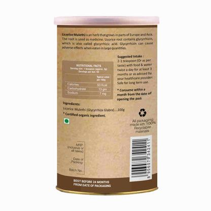 Organic Wellness Licorice Mulethi Powder