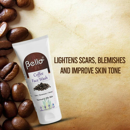 Bello Herbals Coffee Face Wash for Men & Women