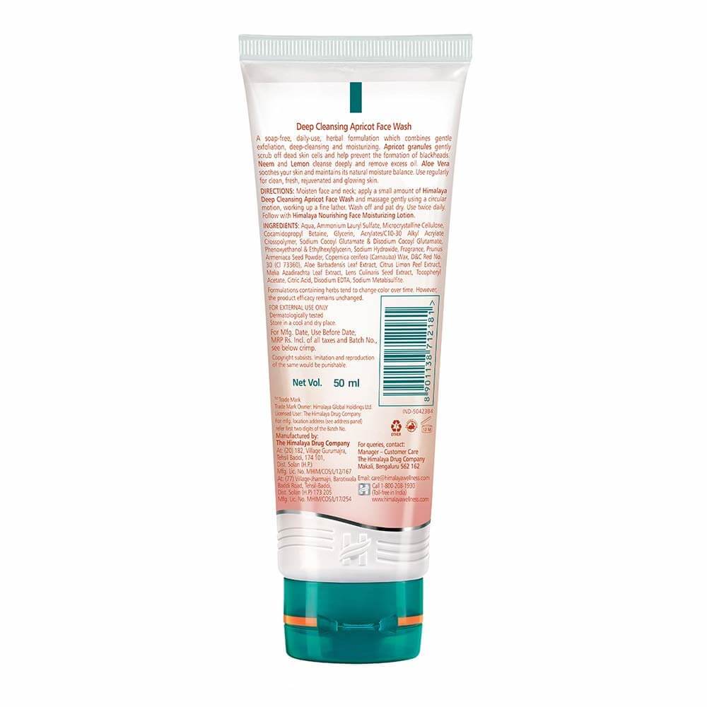 Himalaya Herbals Deep Cleansing Apricot Face Wash