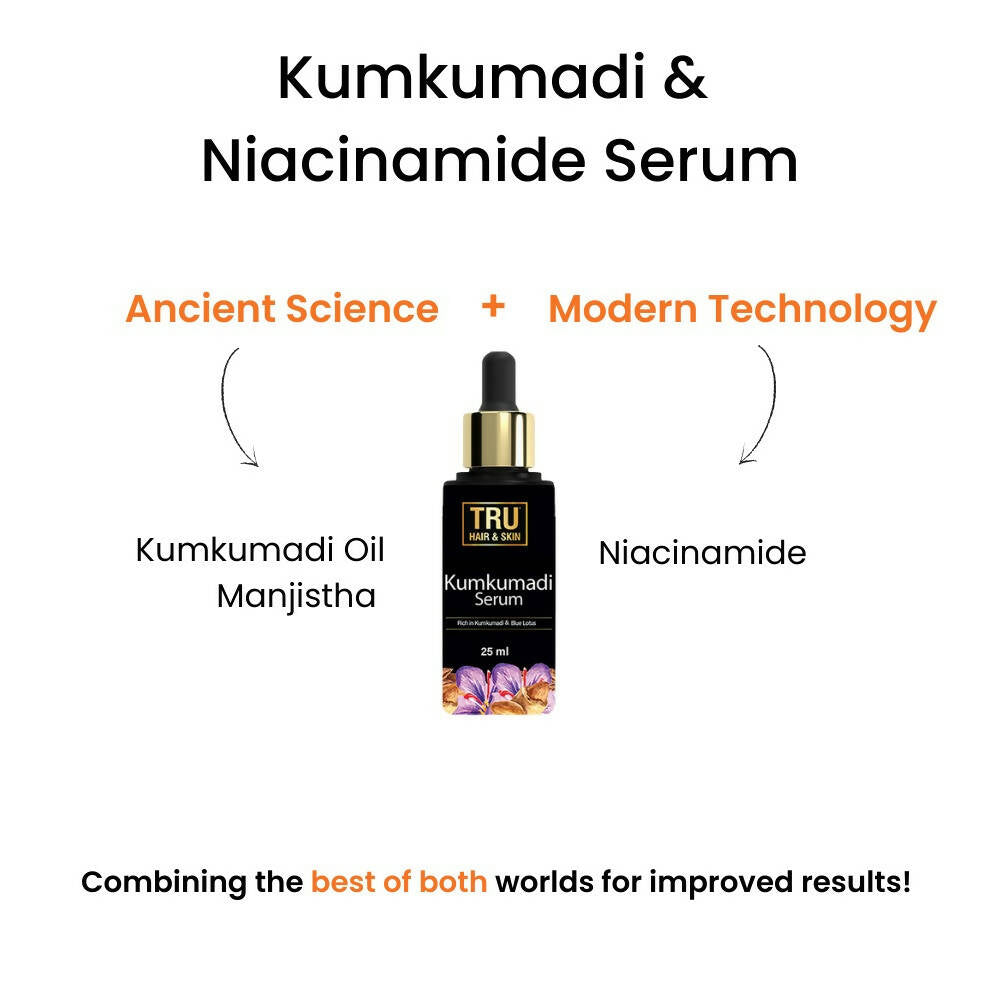 Tru Hair & Skin Kumkumadi & Niacinamide Serum