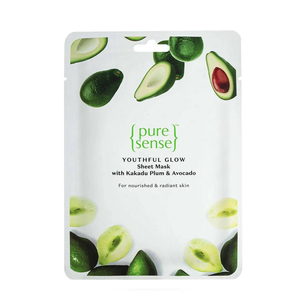 Pure Sense Youthful Glow Sheet Mask with Kakadu Plum & Avocado - BUDEN