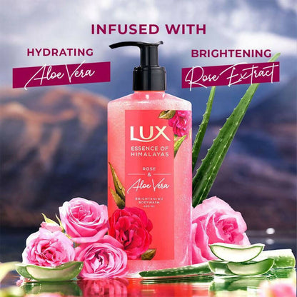 Lux Essence Of Himalayas Rose & Aloe Vera Brightening Body Wash