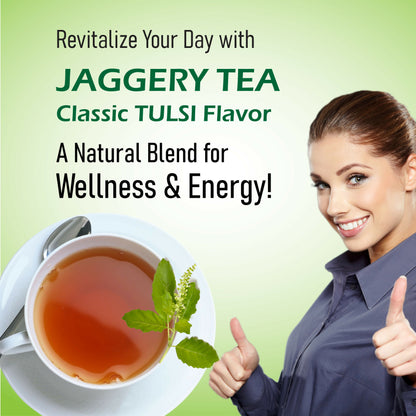 Naivedyam Classic Tulsi Flavour Jaggery Tea