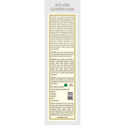 Kama Ayurveda Anti Acne Cleansing Foam