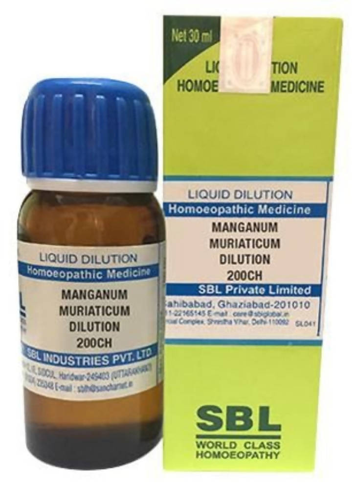 SBL Homeopathy Manganum Muriaticum Dilution