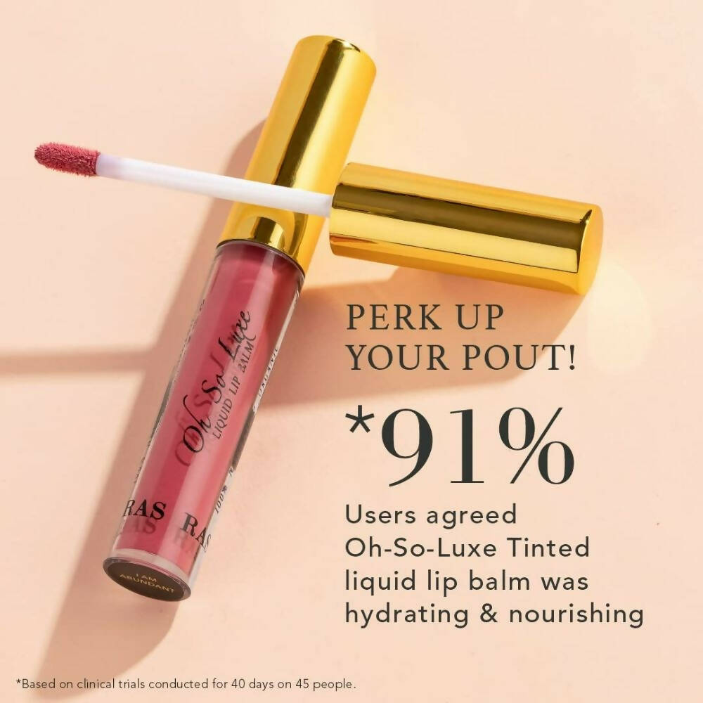 Ras Luxury Oils Oh-So-Luxe Tinted Liquid Lip Balm In Mauve Pink