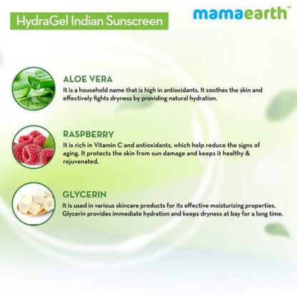 Mamaearth HydraGel Indian Sunscreen For Sun Protection