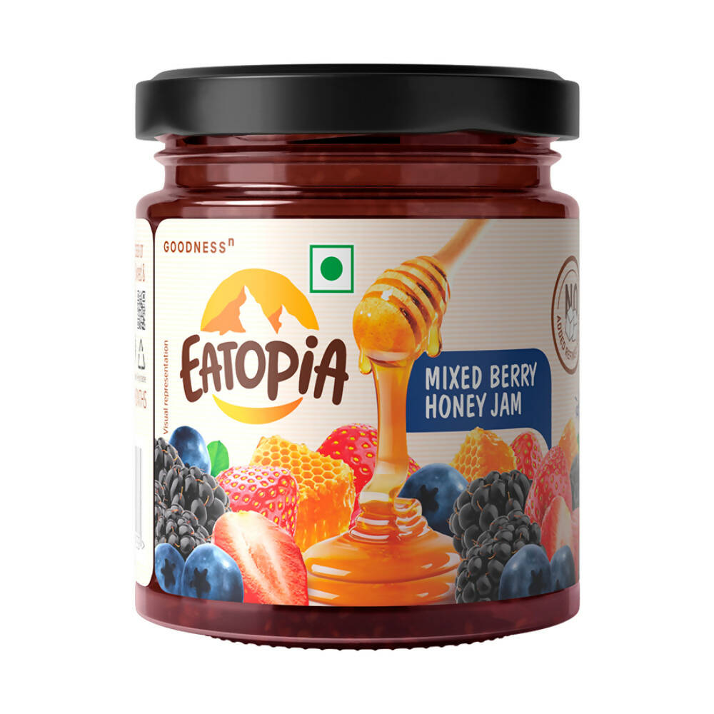 Eatopia Mixed Berry Honey Jam -  USA, Australia, Canada 