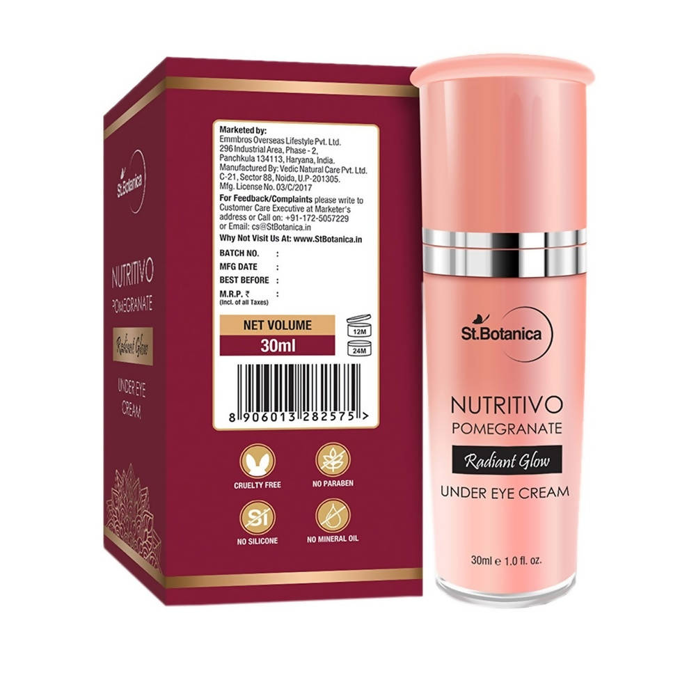 St.Botanica Nutritivo Pomegranate Radiant Glow Under Eye Cream