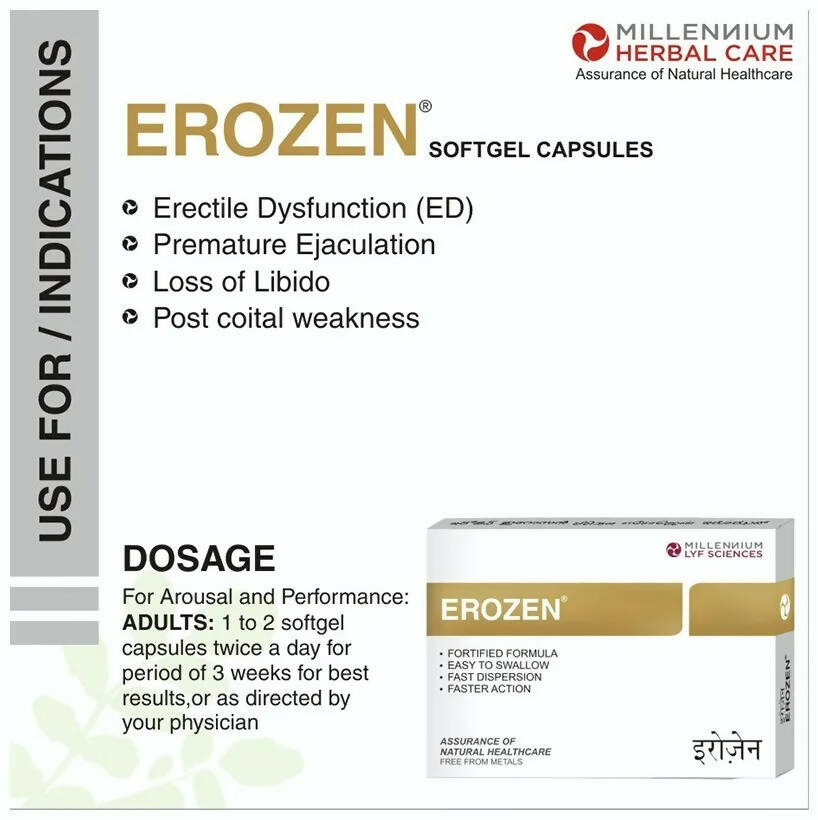 Millennium Herbal Care Erozen Softgel Capsules