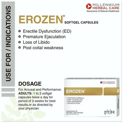 Millennium Herbal Care Erozen Softgel Capsules