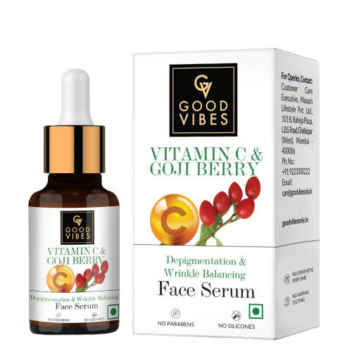 Good Vibes Vitamin C & Goji Berry Depigmentation & Wrinkle Balancing Face Serum