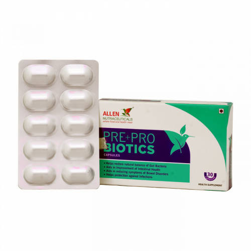 Allen Homeopathy Pre + Pro Biotic Capsules