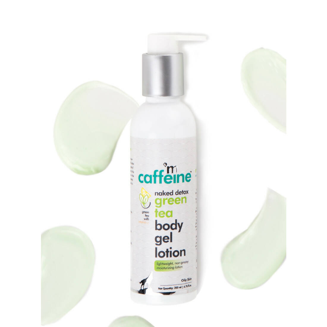 mCaffeine Green Tea Body Gel Lotion Hydration | Oily Skin -  USA 