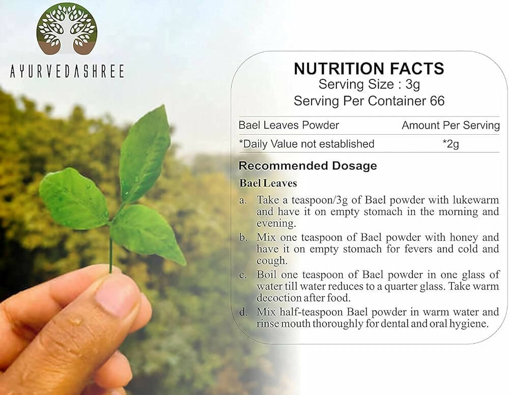 Ayurvedashree Bael Leaves Powder