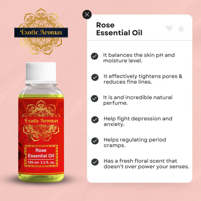 Exotic Aromas Rose Essential Oil