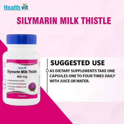 Healthvit Silymarin Milk Thistle Capsules