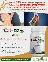 Rajasthan Herbals International Cal-D3+ Capsules