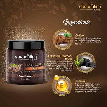 Coronation Herbal Coffee Face Scrub