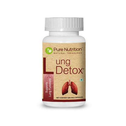 Pure Nutrition Lung Detox Veg Capsules