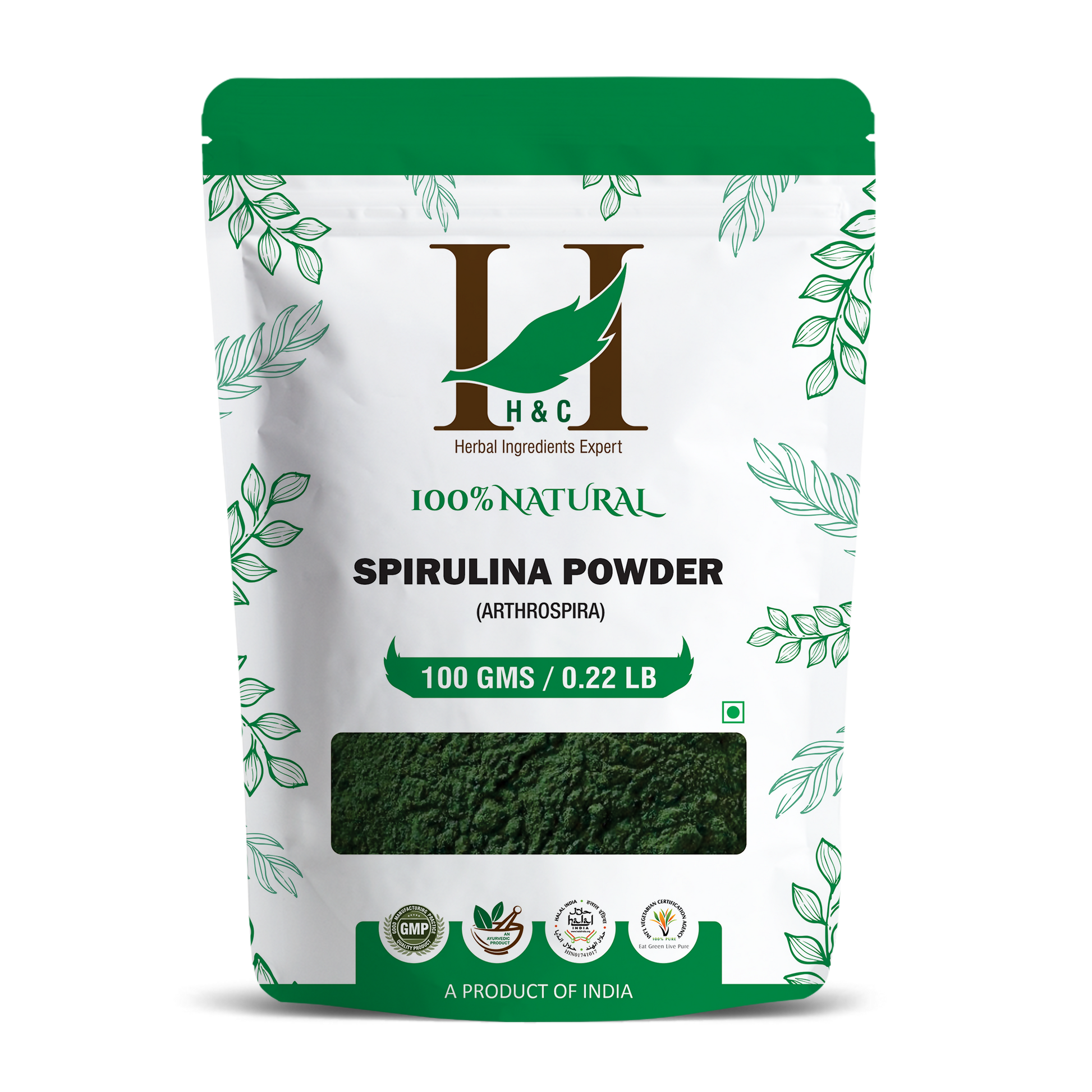 H&C Herbal Spirulina Powder - buy in USA, Australia, Canada