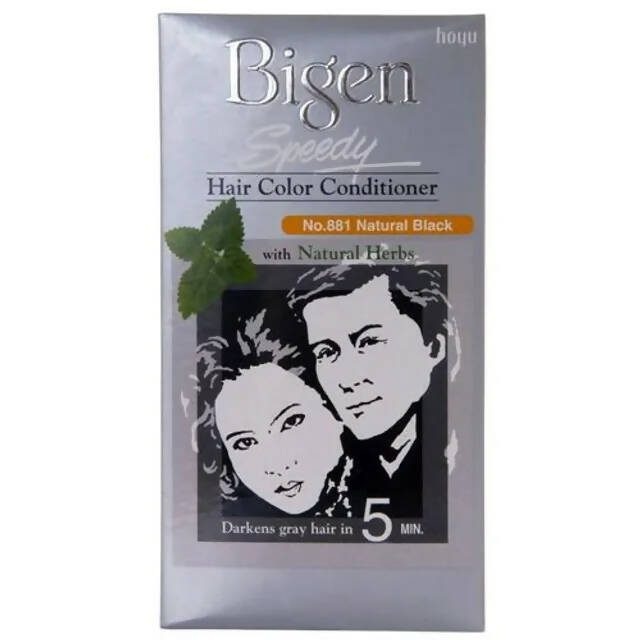 Bigen Hair Colour Conditioner - Natural Black, No. 881 - BUDNE