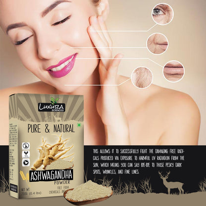 Luxura Sciences Natural Ashwagandha Powder