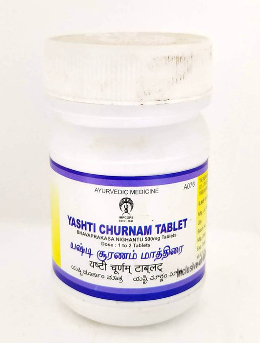 Impcops Ayurveda Yashti Churnam Tablets