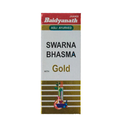 Baidyanath Jhansi Swarna Bhasma with Gold, 125 Mg