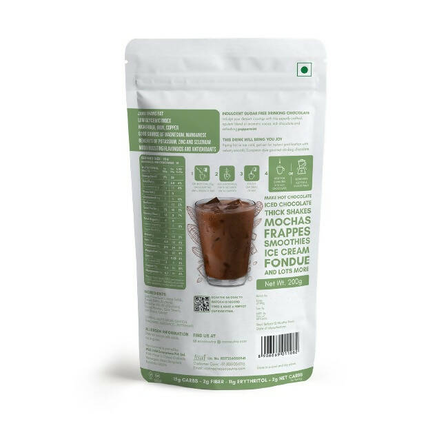 Cocosutra Lite - Peppermint Sugar Free Drinking Chocolate Mix