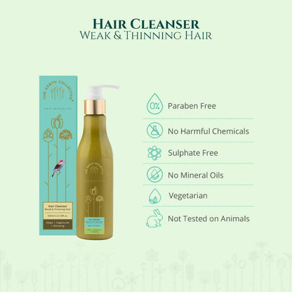 The Earth Collective Hair Cleanser - Weak & Thinning Hair